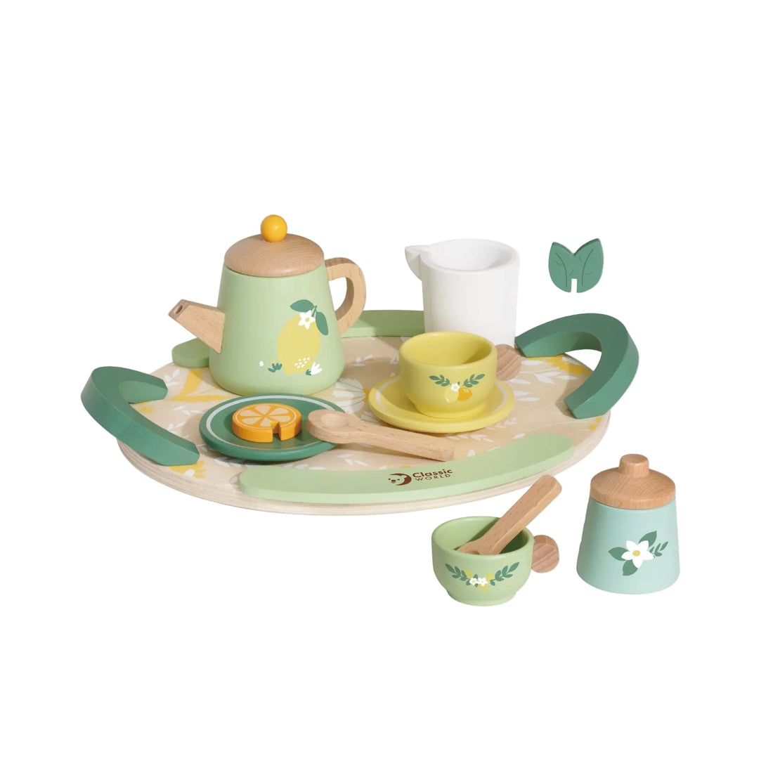 Set de Ceai din lemn - Vintage - Classic World