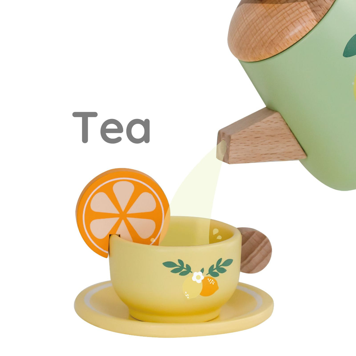 Set de Ceai din lemn - Vintage - Classic World