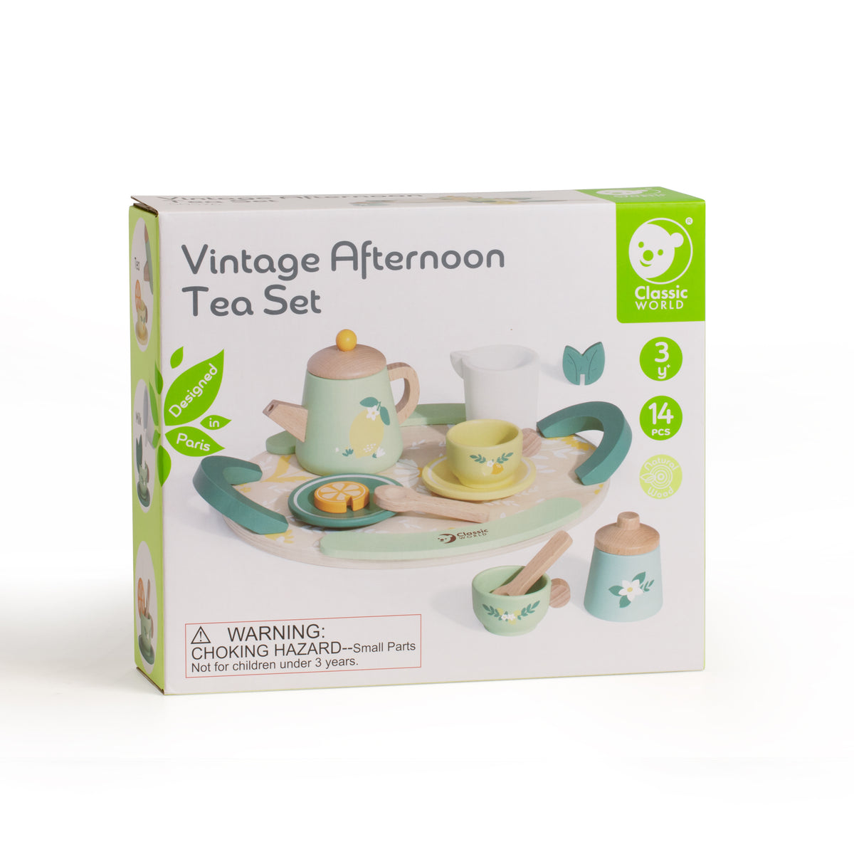 Set de Ceai din lemn - Vintage - Classic World