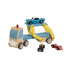 Transportor de Mașini Car Transporter Truck Classic World - detaliu rampă articulată cu mașinuțe