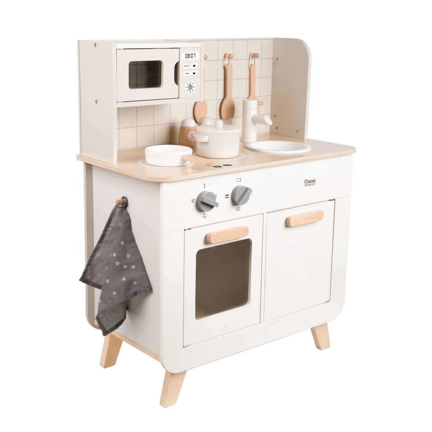 Set de joacă din lemn, Bucătărie &amp; Accesorii - Chef&