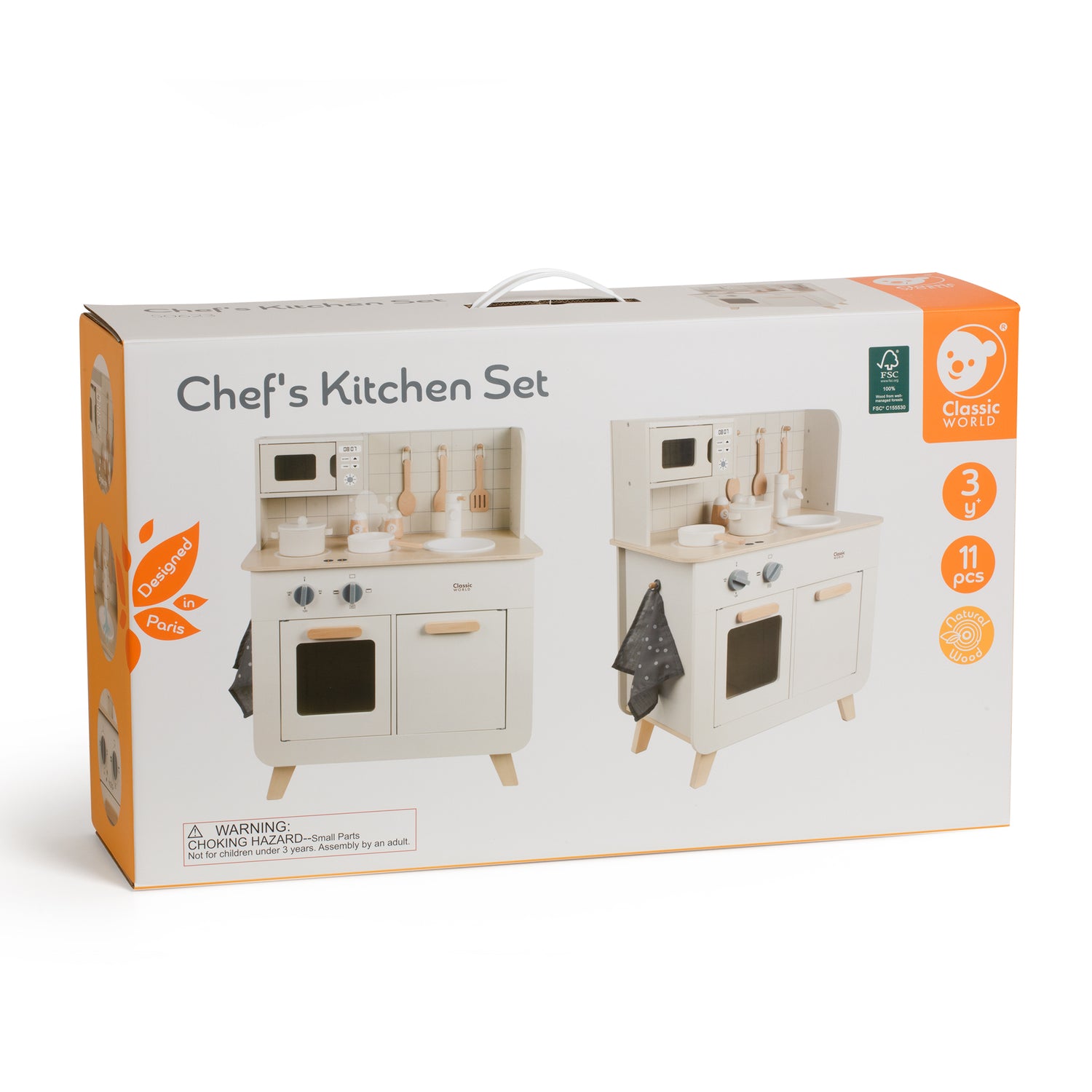 Set de joacă din lemn, Bucătărie &amp; Accesorii - Chef&