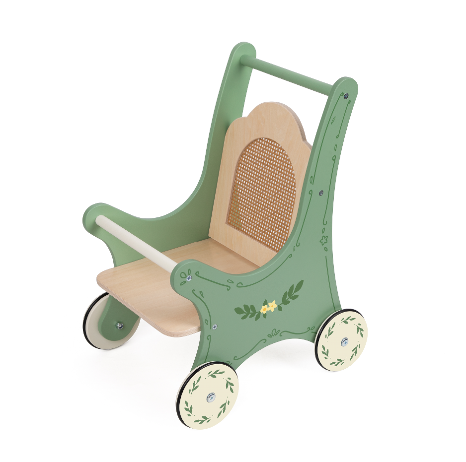 Cărucior de Păpuși Vintage Stroller Classic World - vedere față stânga