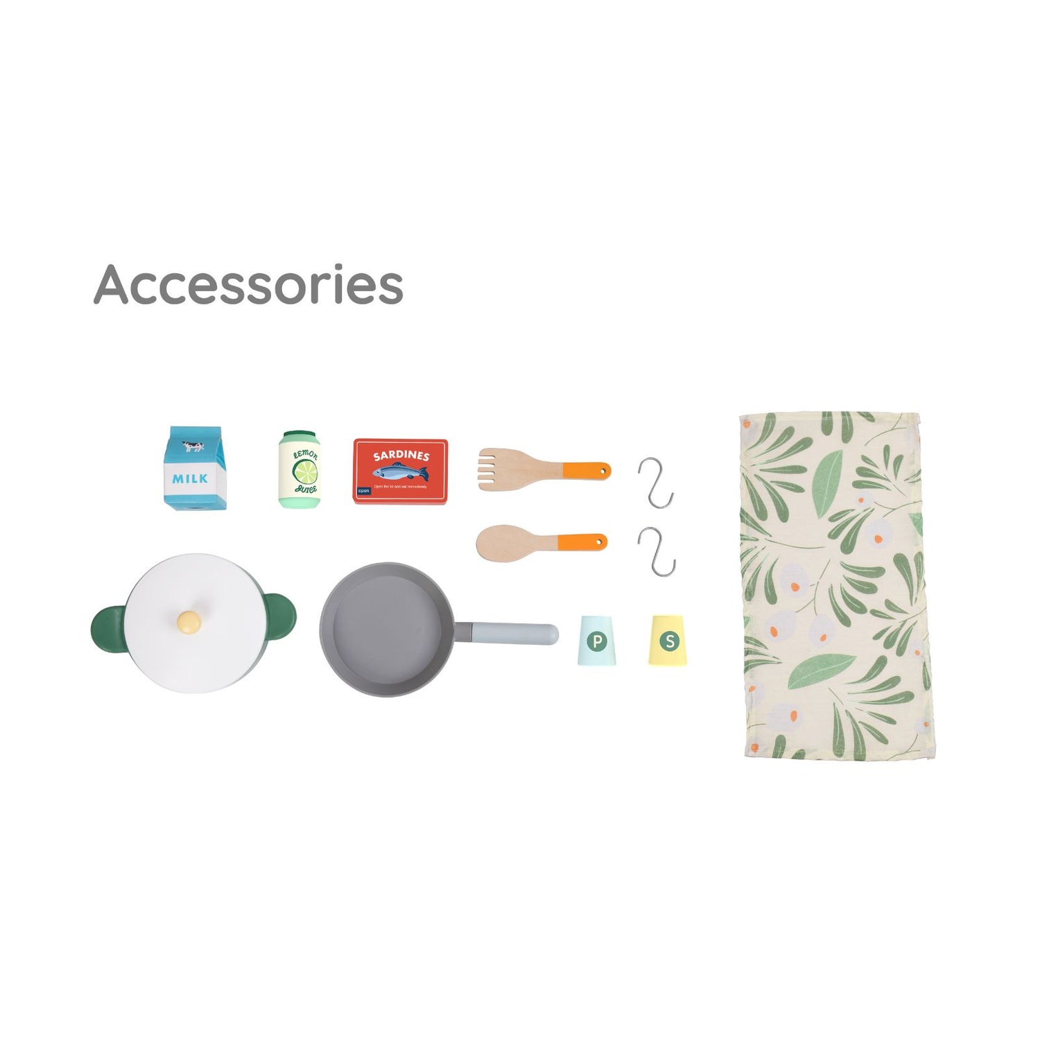 Set de joacă din lemn, Bucătărie &amp; Mașină de Spălat - Natural Kitchen - Classic World