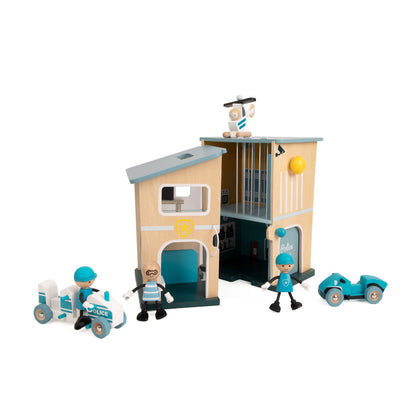 Set de joacă din lemn, Secție de Poliție - Police Station - Classic World