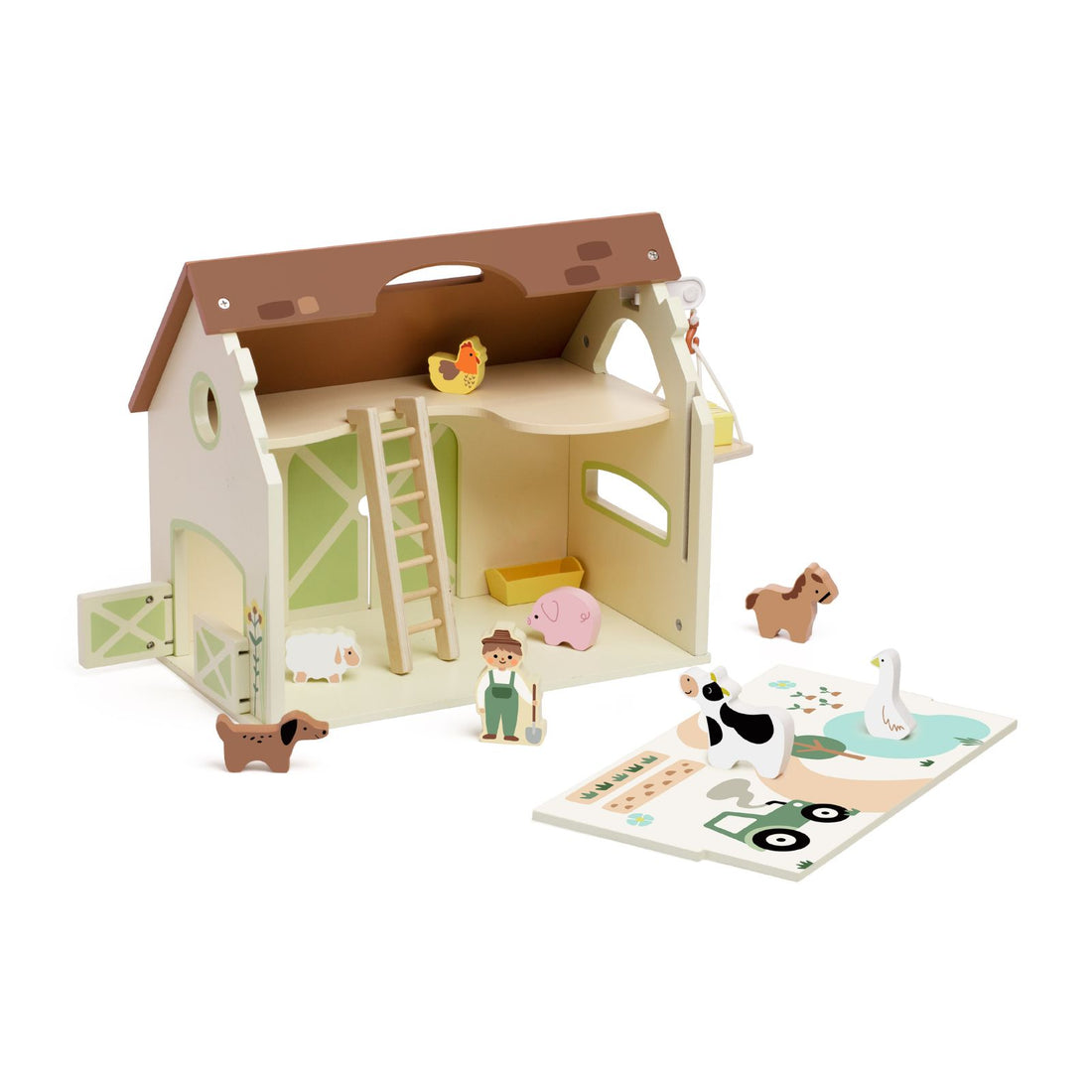 Set de Role Play - Ferma Vintage din lemn - Classic World