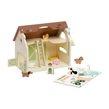 Set de Role Play - Ferma Vintage din lemn - Classic World