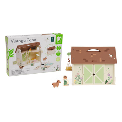 Set de Role Play - Ferma Vintage din lemn - Classic World