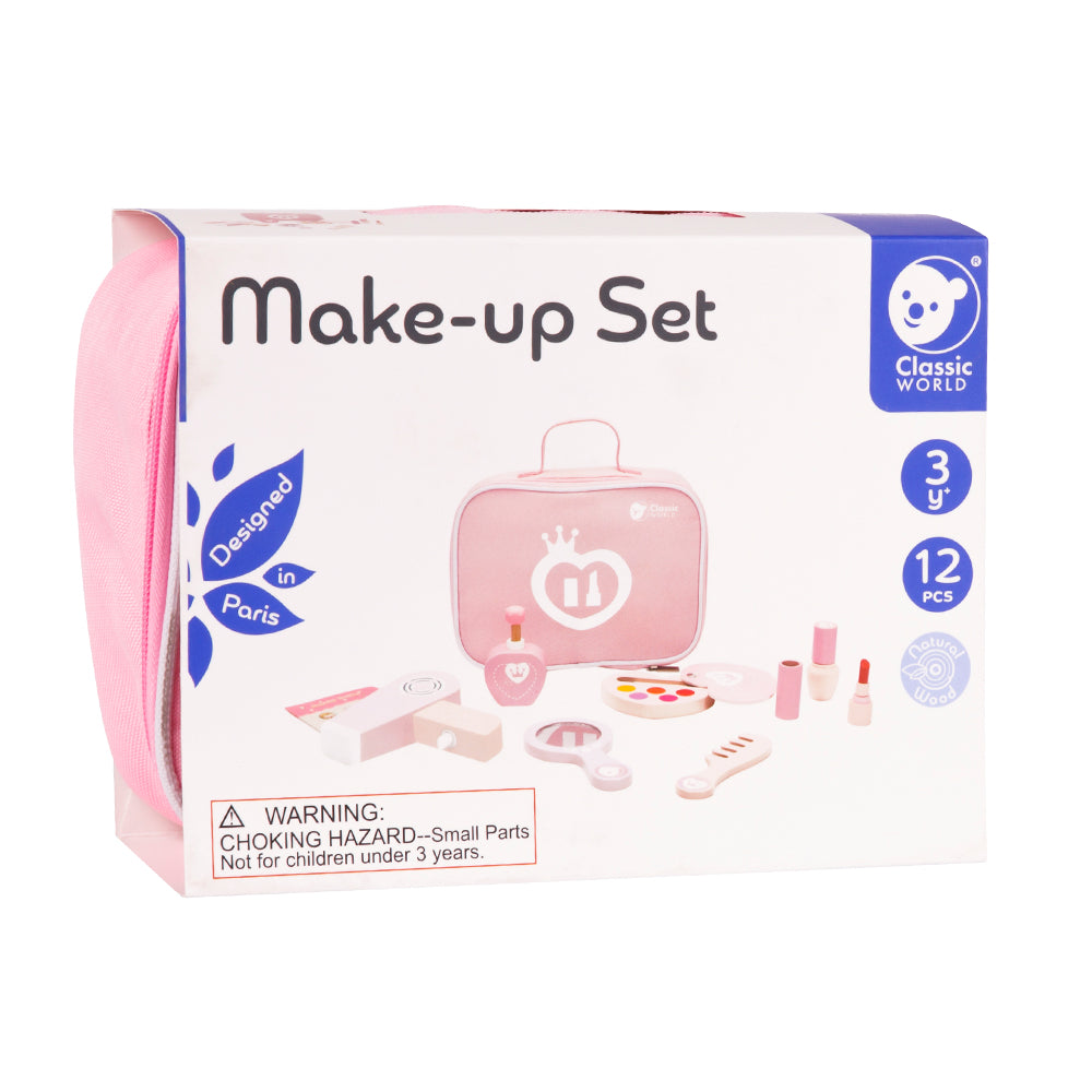 Set de joacă, Trusă Machiaj din lemn - Make-Up - Classic World