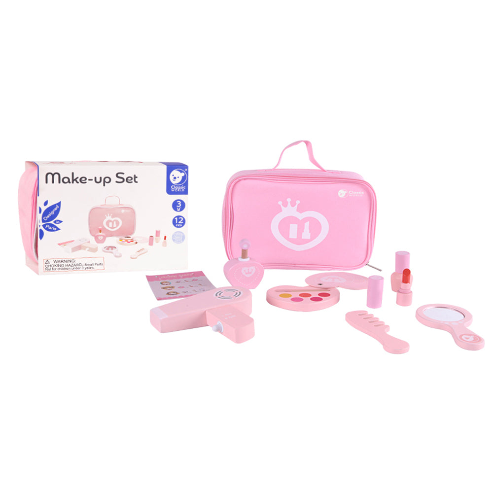Set de joacă, Trusă Machiaj din lemn - Make-Up - Classic World