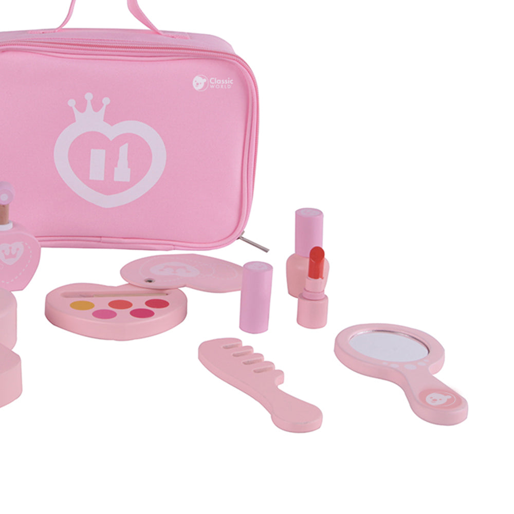 Set de joacă, Trusă Machiaj din lemn - Make-Up - Classic World