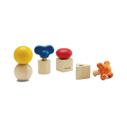 Set de joaca pentru motricitate - Piulite si Suruburi - Plan Toys
