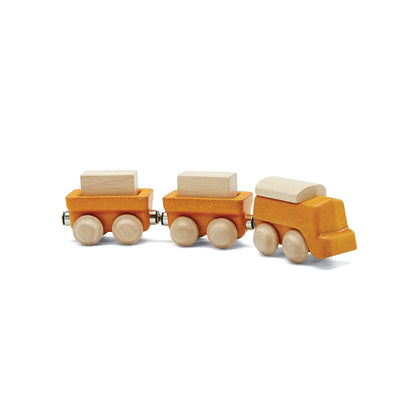 Trenulet cu vagoane magnetice - Cargo - Plan Toys