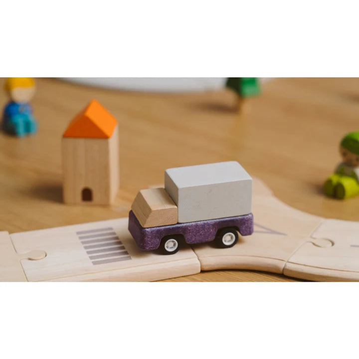 Masinuta din lemn - Delivery Truck - Plan Toys