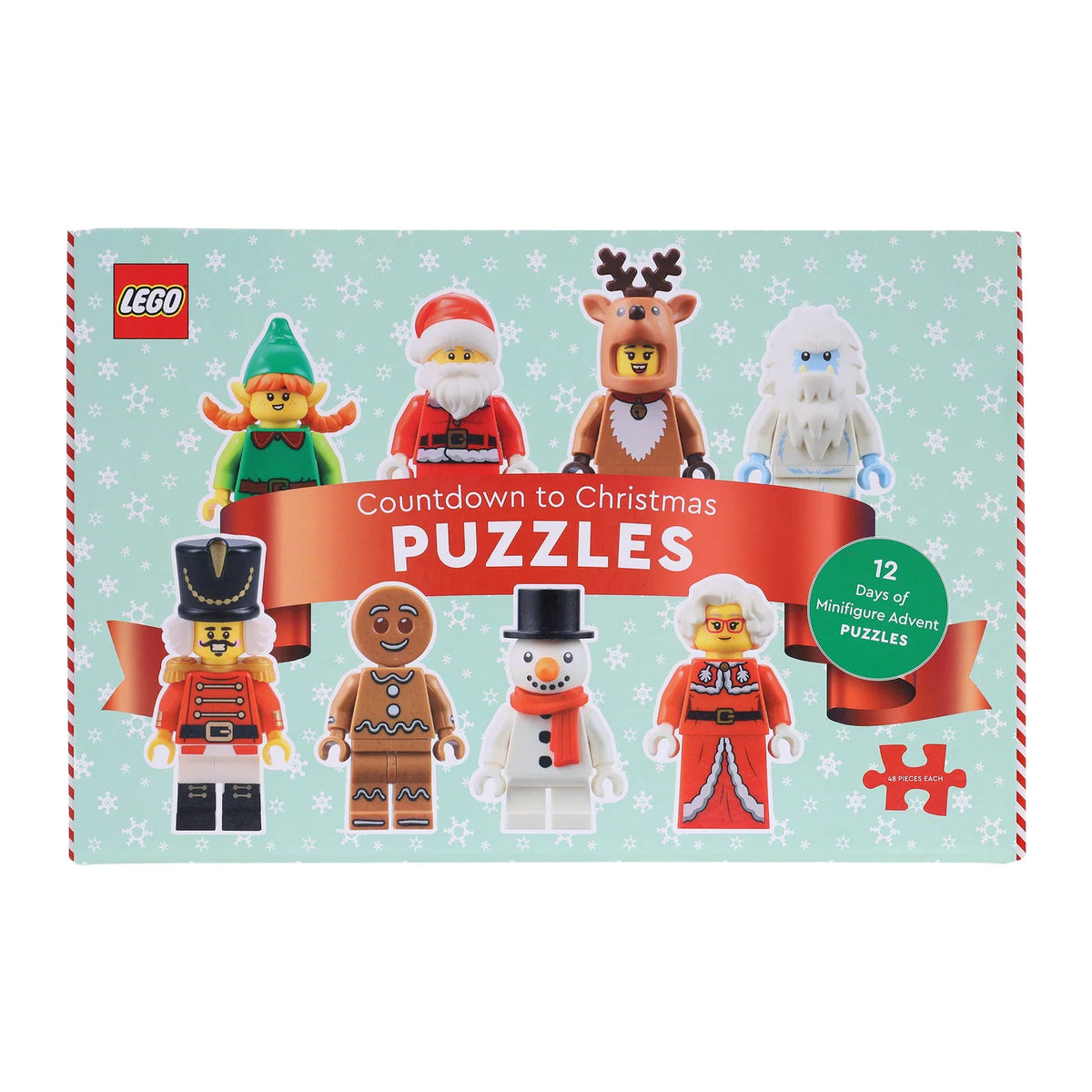 Calendar cu 12 puzzle-uri LEGO de Crăciun