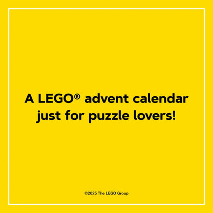 Calendar de Advent pentru iubitorii de puzzle-uri LEGO