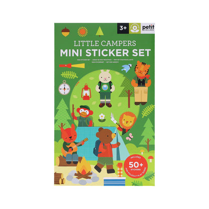 Mini set creativitate, 50+ stickere – Little Campers – Petit Collage