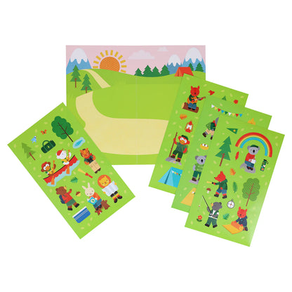 Mini set creativitate, 50+ stickere – Little Campers – Petit Collage