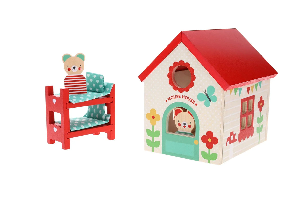 Căsuța Mouse House și patul supraetajat cu șoricei