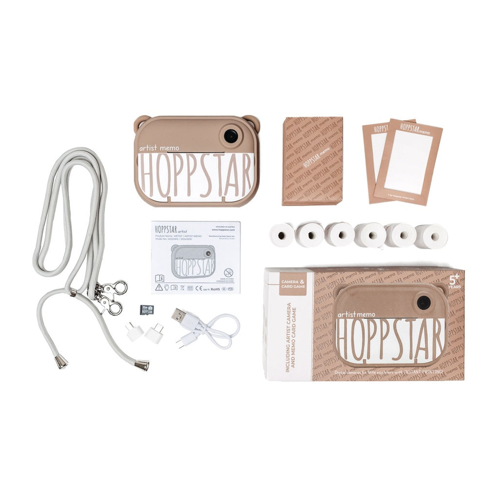 Aparat foto digital pentru copii, printare instant - Set Artist Memo - Hoppstar