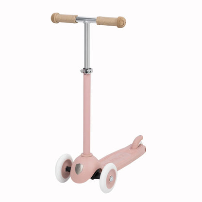Trotinetă ECO - 3 roți, înălțime reglabilă - Dusty Rose - BANWOOD