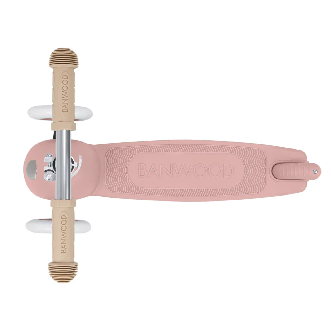 Trotinetă ECO - 3 roți, înălțime reglabilă - Dusty Rose - BANWOOD