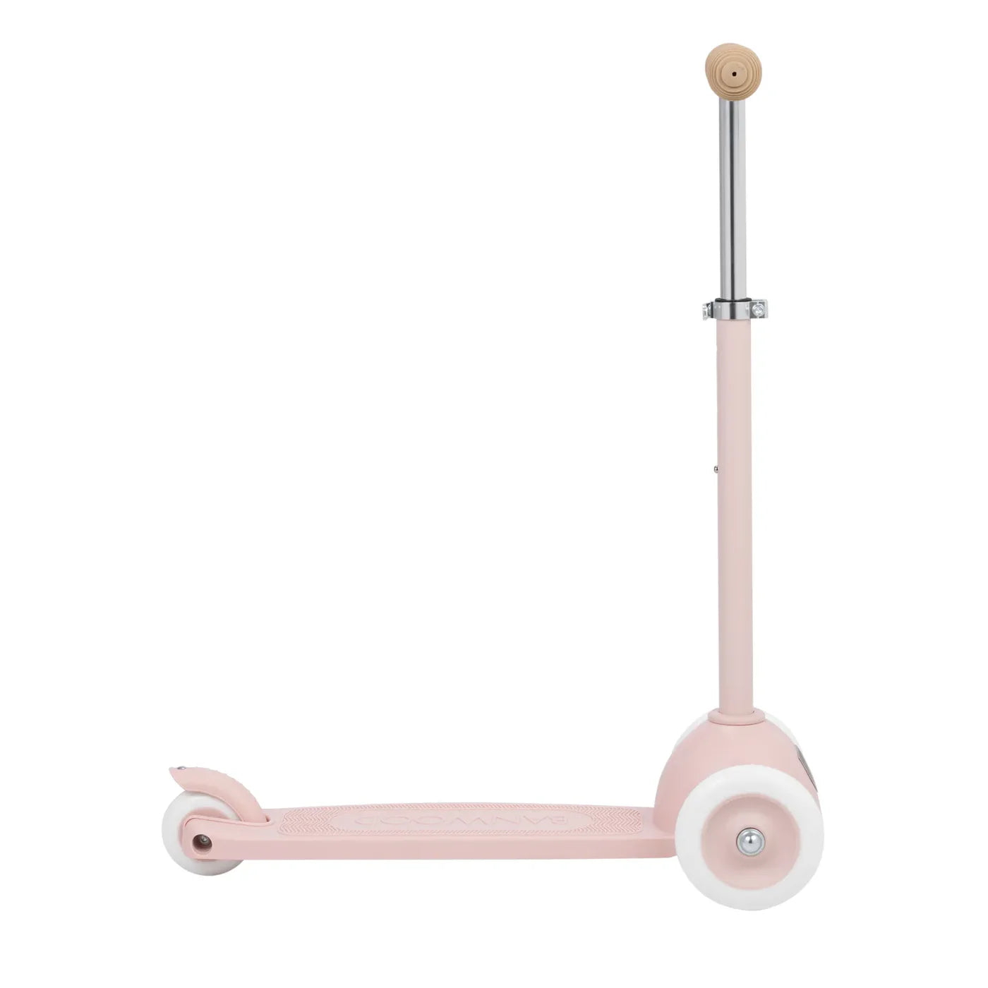 Trotinetă ECO - 3 roți, înălțime reglabilă - Faded Pink - BANWOOD