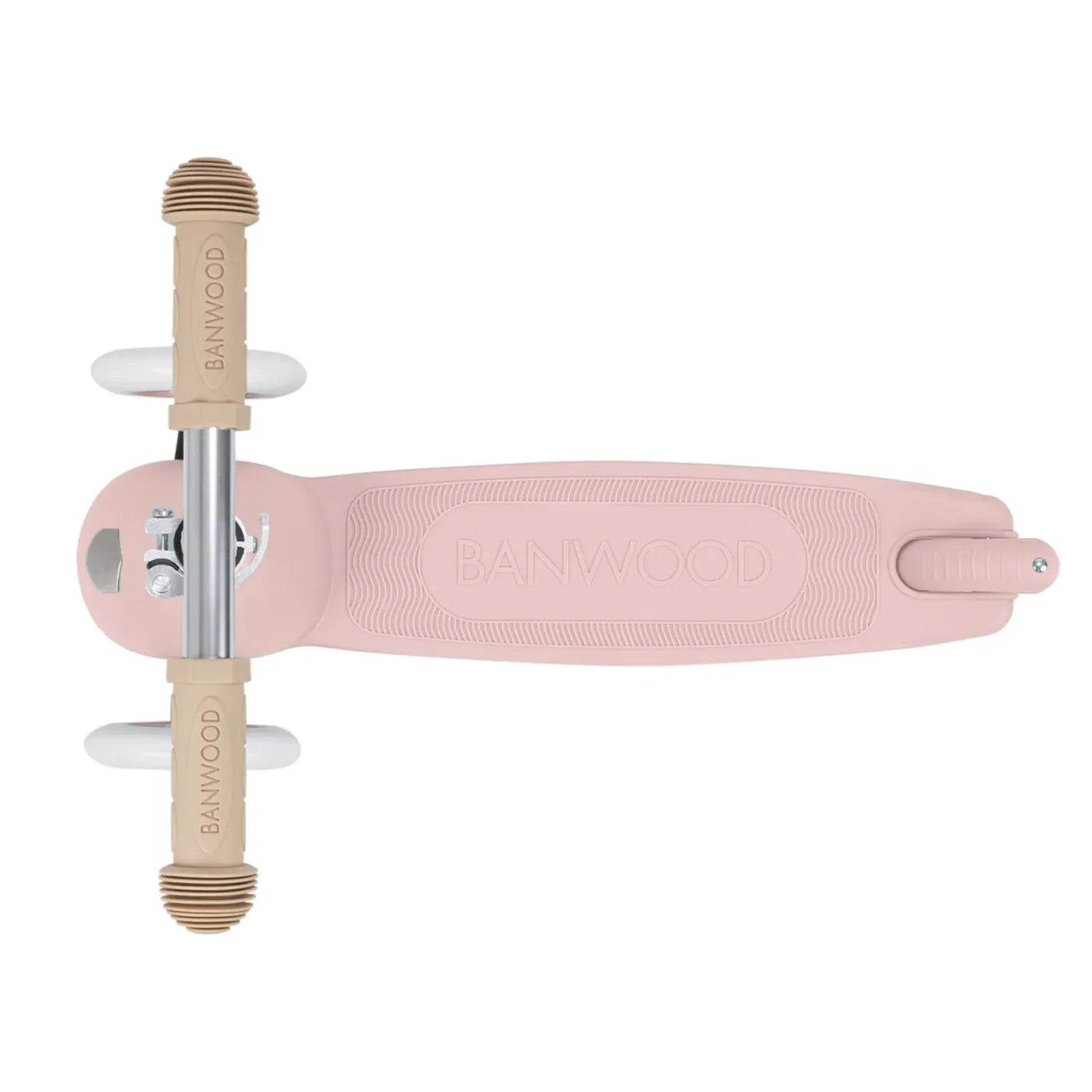 Trotinetă ECO - 3 roți, înălțime reglabilă - Faded Pink - BANWOOD