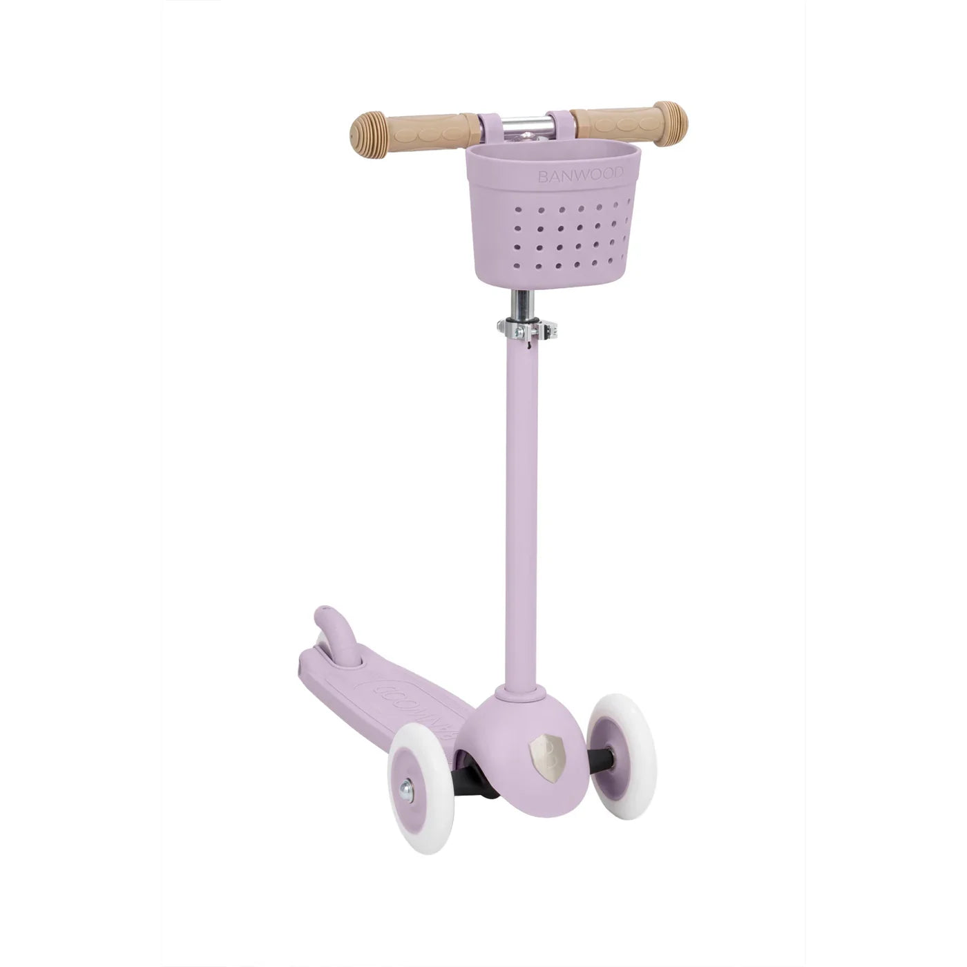 Trotinetă ECO - 3 roți, înălțime reglabilă - Lavender - BANWOOD