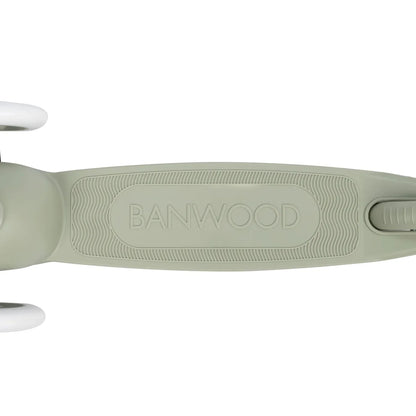 Trotinetă ECO - 3 roți, înălțime reglabilă - Olive - BANWOOD