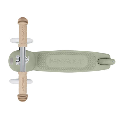 Trotinetă ECO - 3 roți, înălțime reglabilă - Olive - BANWOOD