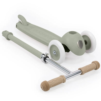 Trotinetă ECO - 3 roți, înălțime reglabilă - Olive - BANWOOD