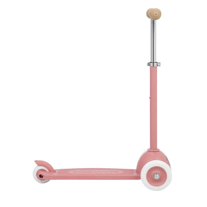 Trotinetă ECO - 3 roți, înălțime reglabilă - Raspberry - BANWOOD