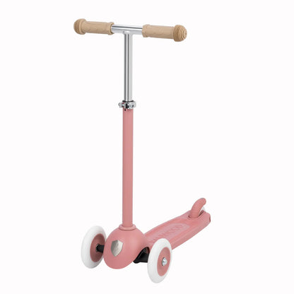 Trotinetă ECO - 3 roți, înălțime reglabilă - Raspberry - BANWOOD