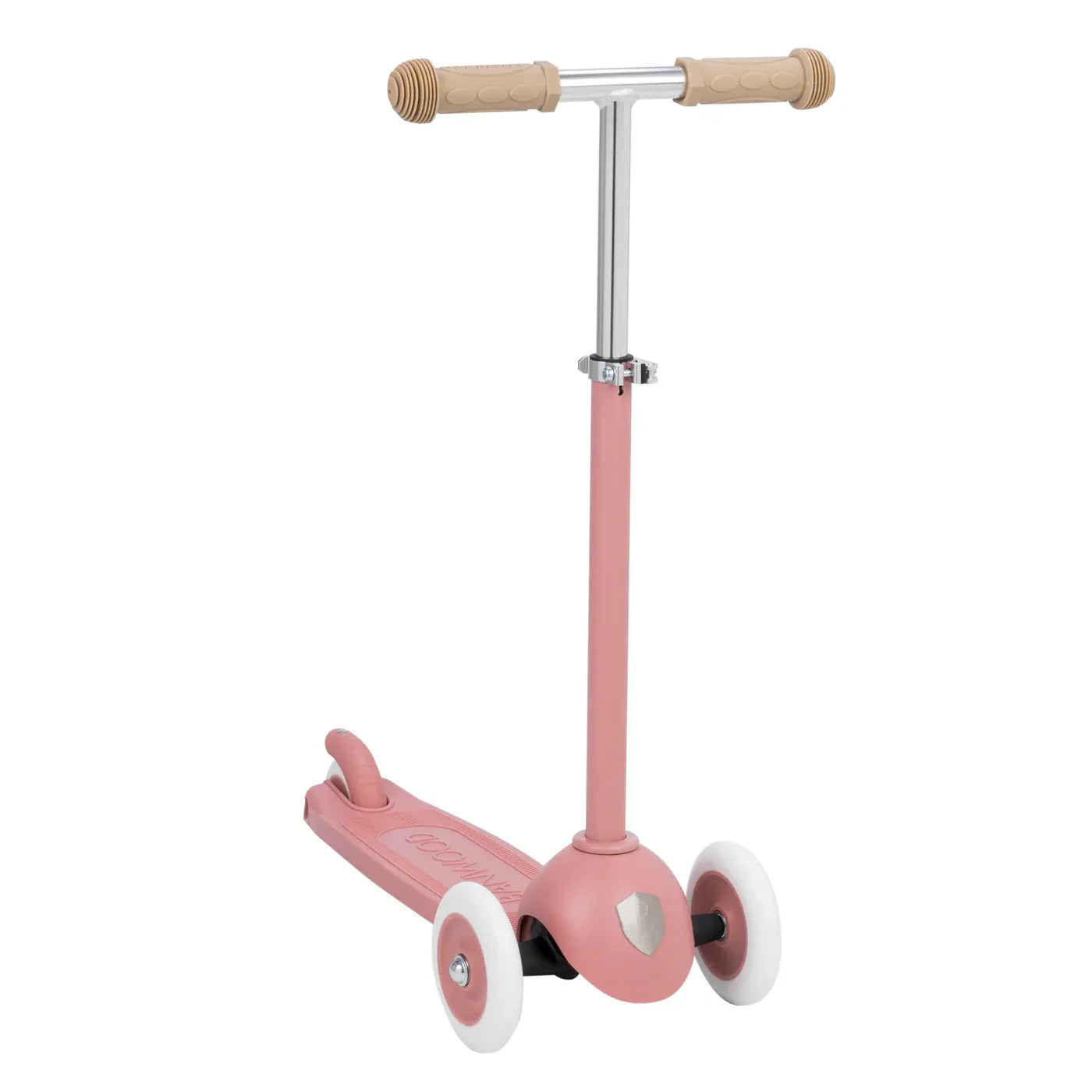 Trotinetă ECO - 3 roți, înălțime reglabilă - Raspberry - BANWOOD