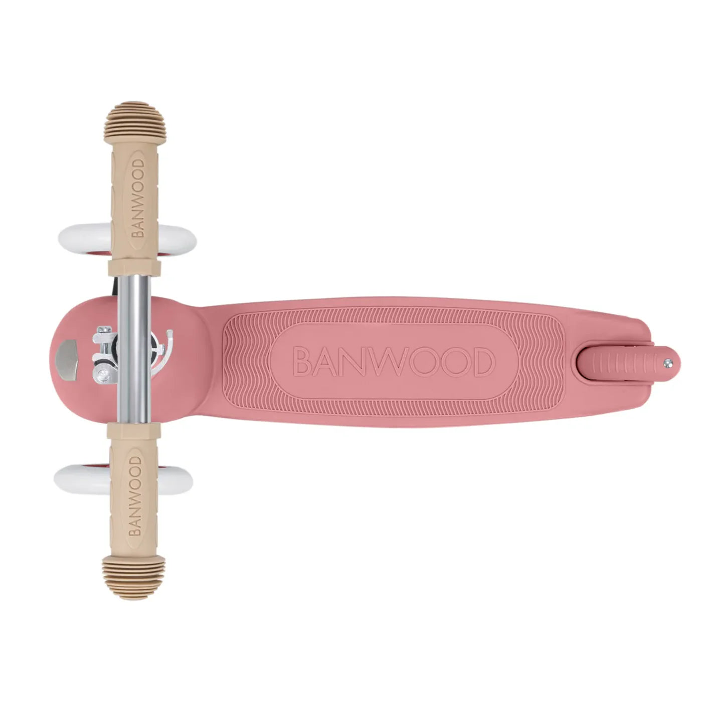 Trotinetă ECO - 3 roți, înălțime reglabilă - Raspberry - BANWOOD