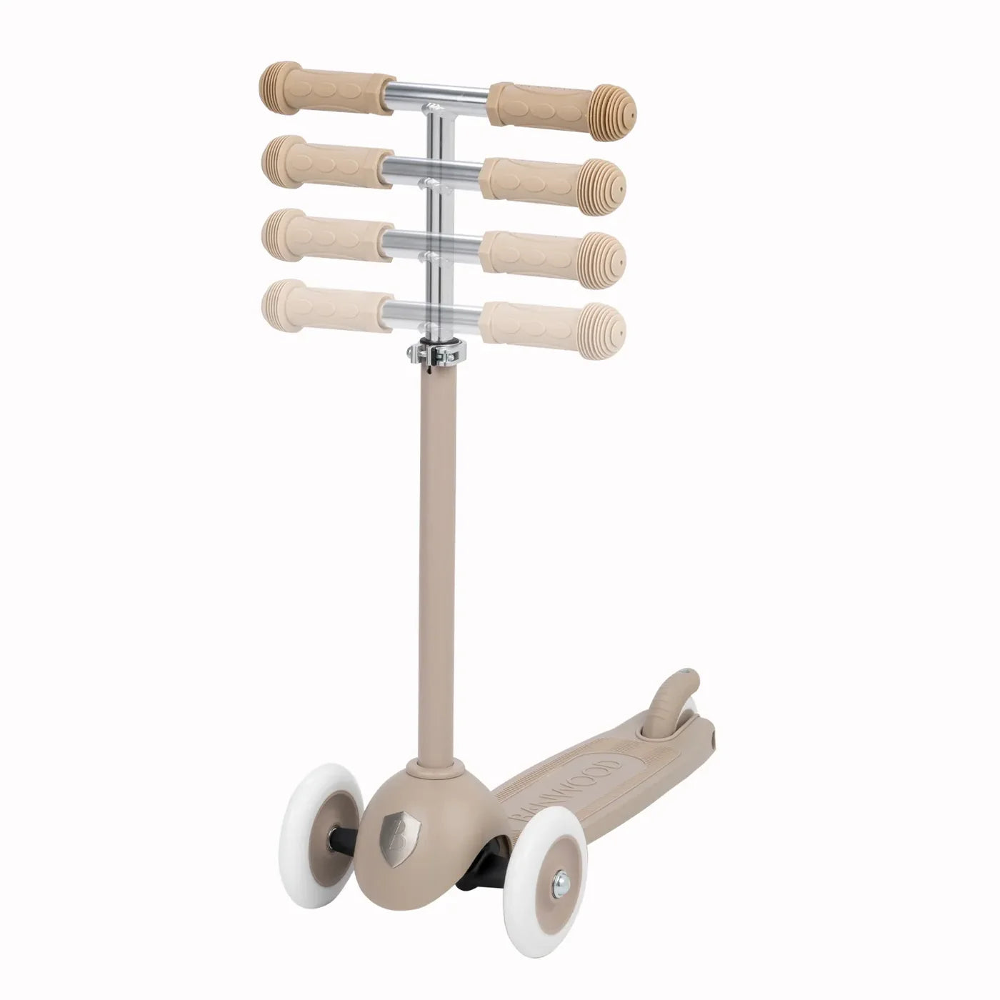 Trotinetă ECO - 3 roți, înălțime reglabilă - Sand - BANWOOD