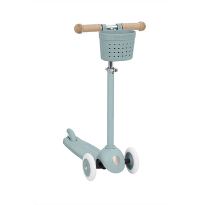 Trotinetă ECO - 3 roți, înălțime reglabilă - Teal - BANWOOD