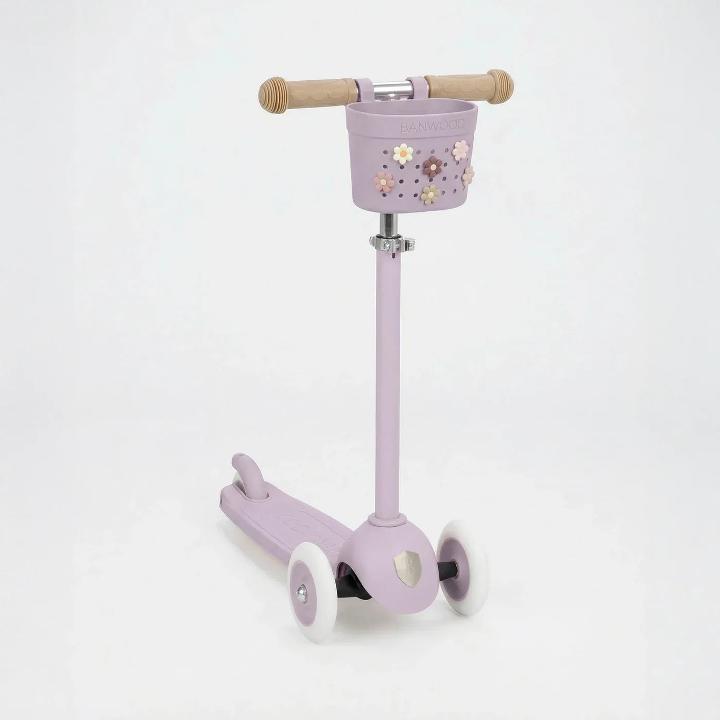 Coșuleț ECO pentru trotinetă, Pin &amp; Ride - Lavender - BANWOOD