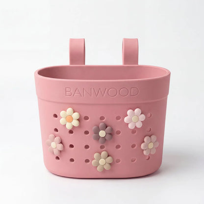 Coșuleț ECO pentru trotinetă, Pin &amp; Ride - Raspberry - BANWOOD