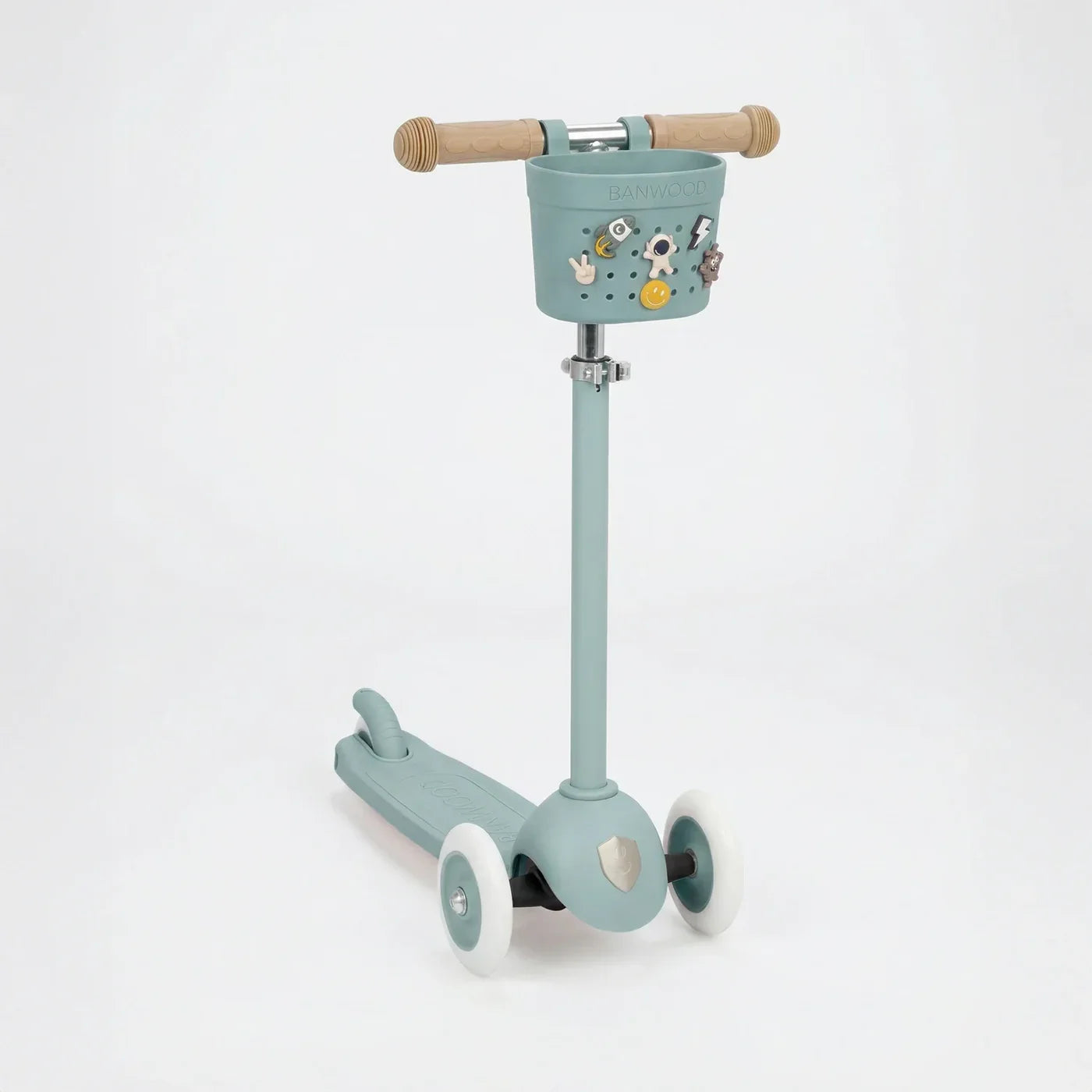 Coșuleț ECO pentru trotinetă, Pin &amp; Ride - Teal - BANWOOD