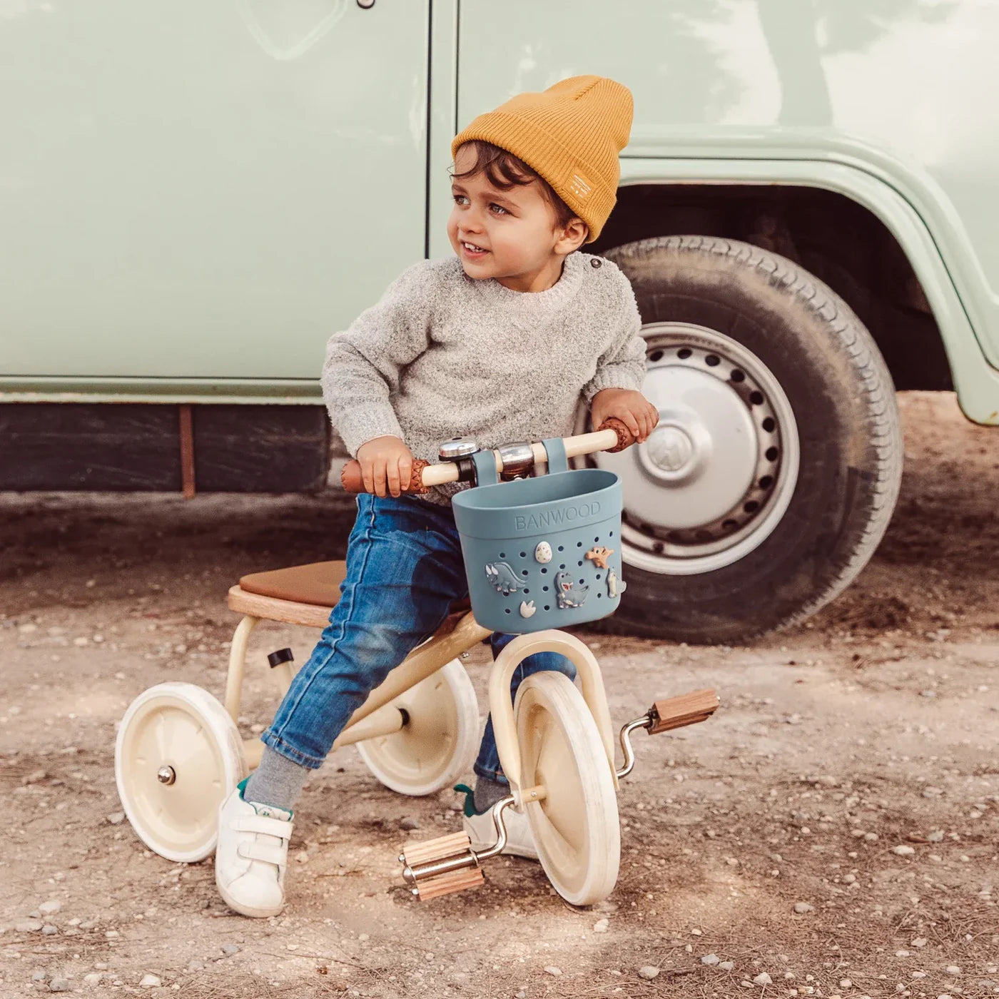 Coșuleț ECO pentru trotinetă, Pin &amp; Ride - Teal - BANWOOD