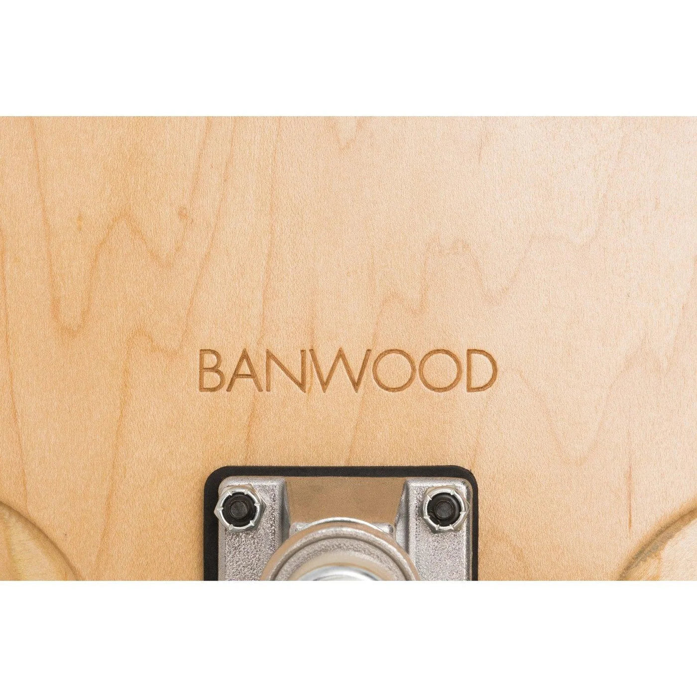 Skateboard din lemn, roți soft - Green - BANWOOD