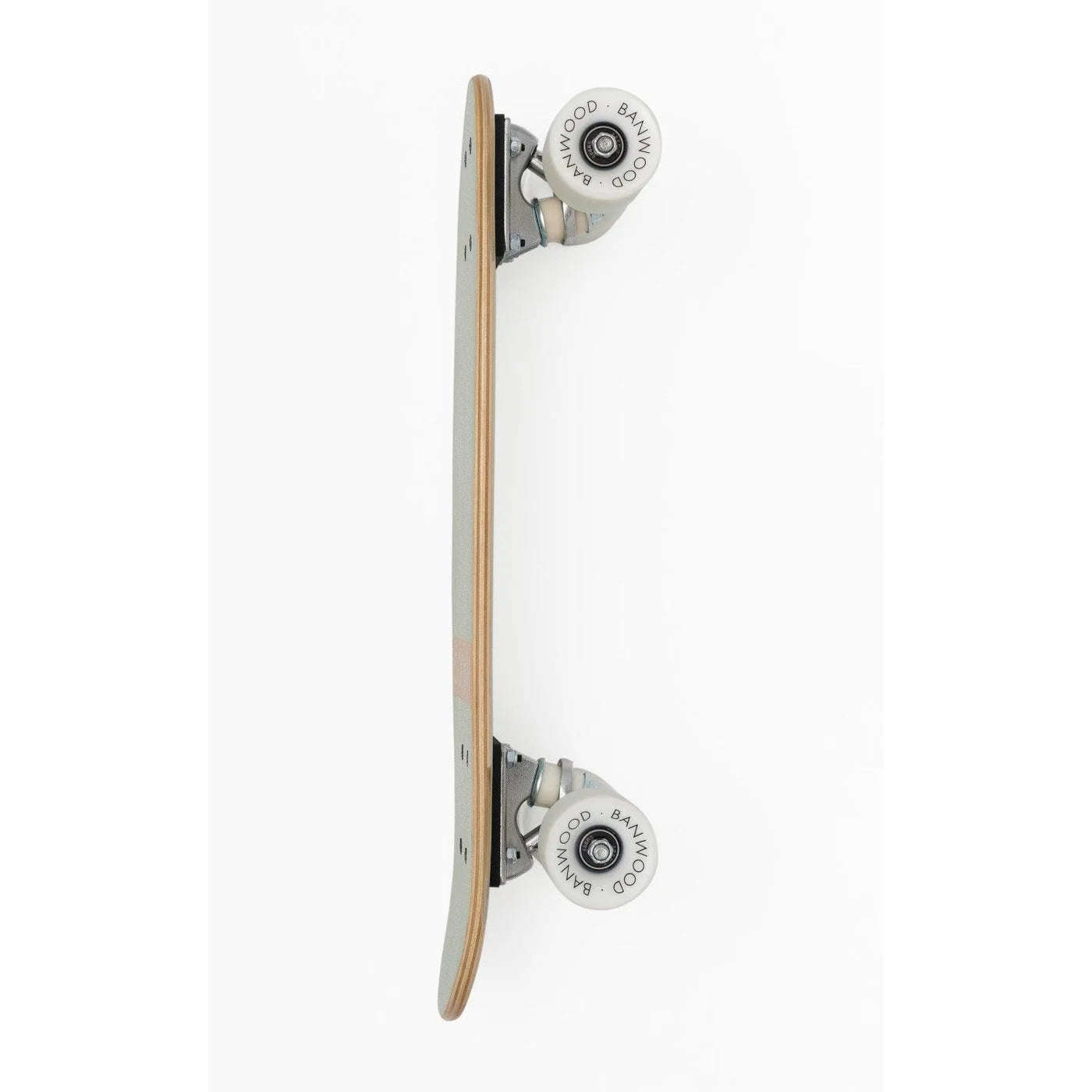 Skateboard din lemn, roți soft - Mint - BANWOOD