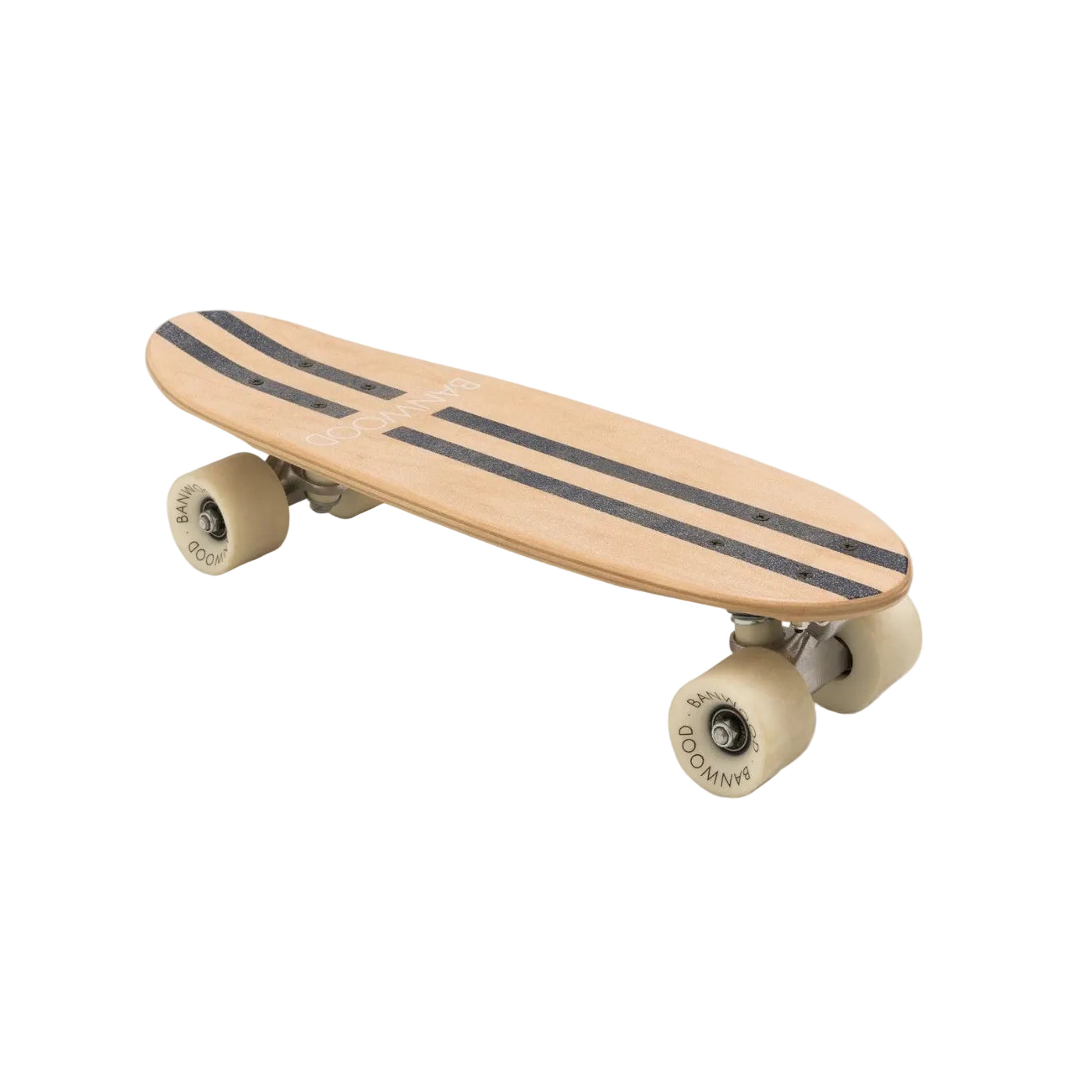 Skateboard din lemn, roți soft - Navy - BANWOOD