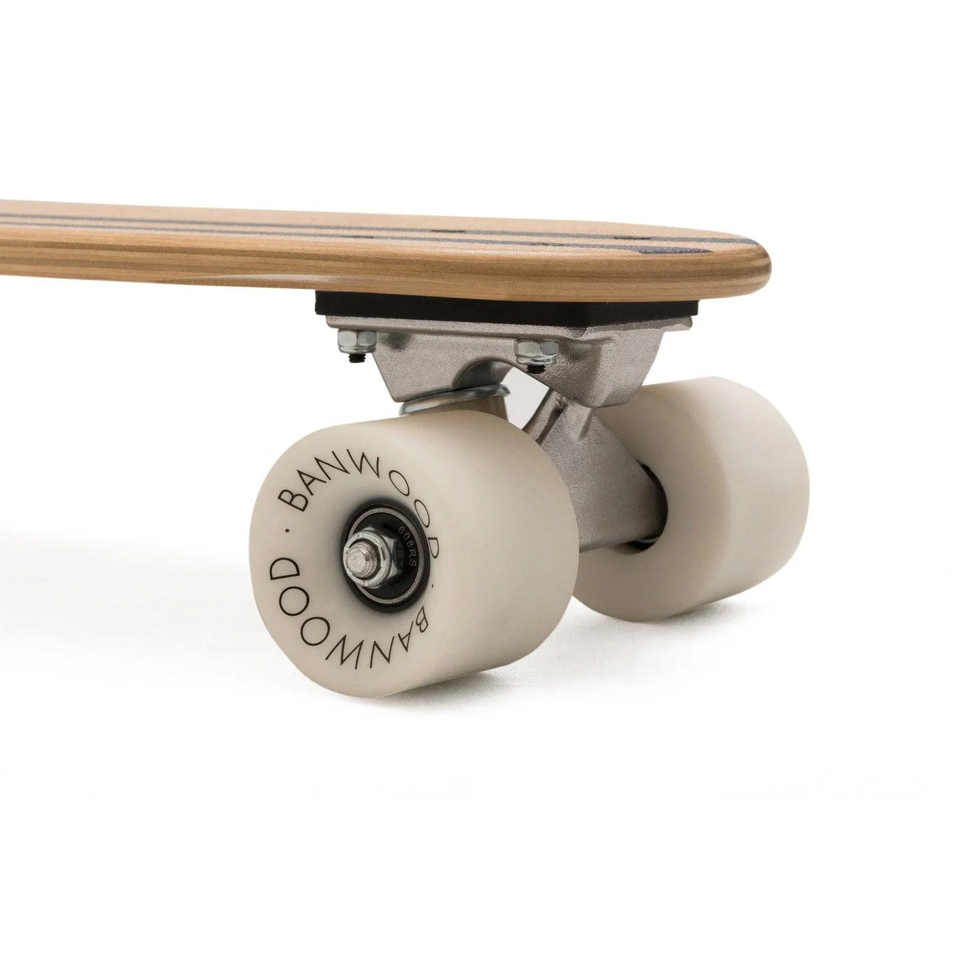Skateboard din lemn, roți soft - Navy - BANWOOD