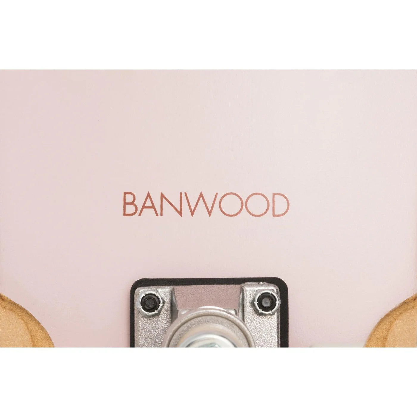 Skateboard din lemn, roți soft - Pink - BANWOOD