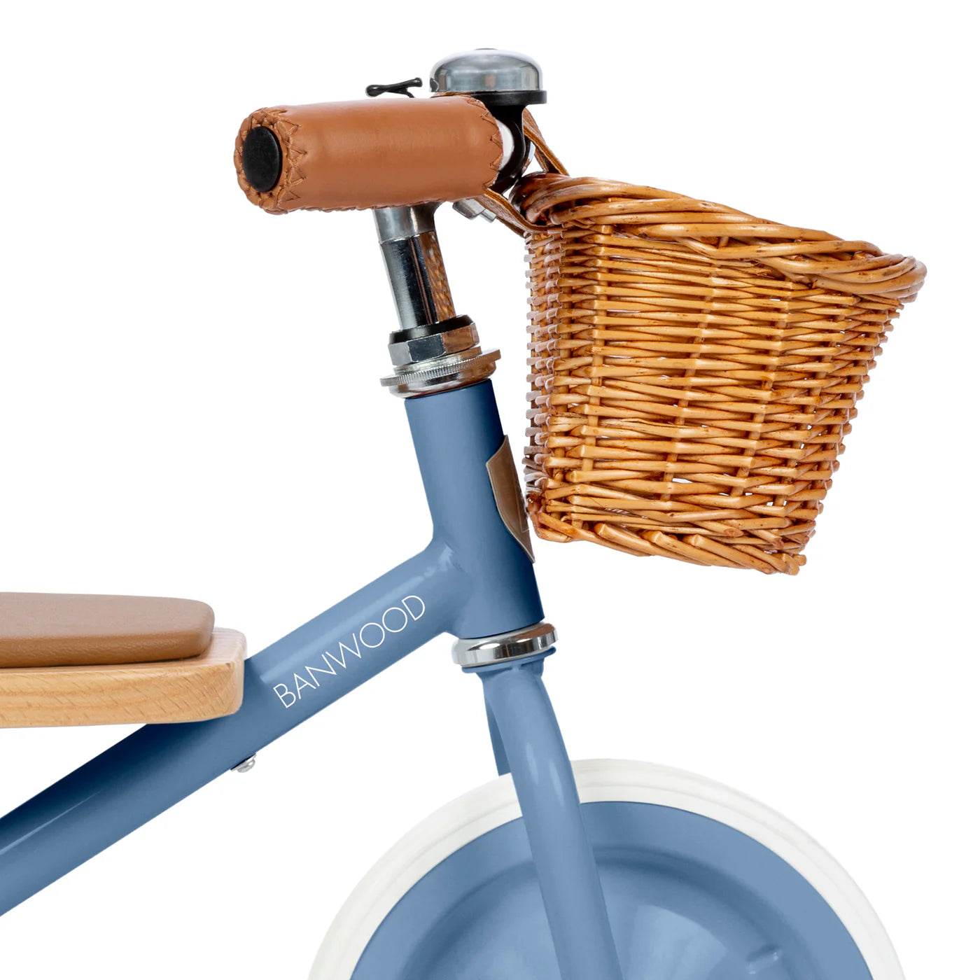 Tricicletă Vintage cu pedale, ghidon reglabil - Blue - BANWOOD