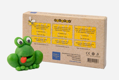 Plastilina naturala din ceara de albine, 6 culori - Medenka