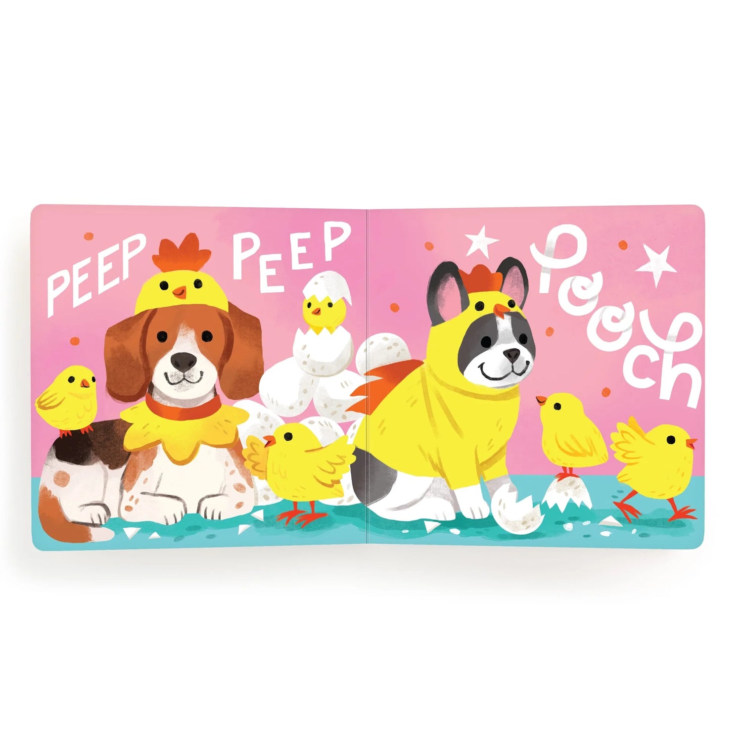 Carte cartonata pentru bebe - Bow-wow Bunny - Mudpuppy